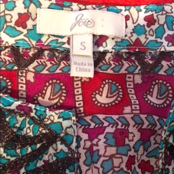 Joie silk blouse. NWOT. Size S - Picture 4 of 8